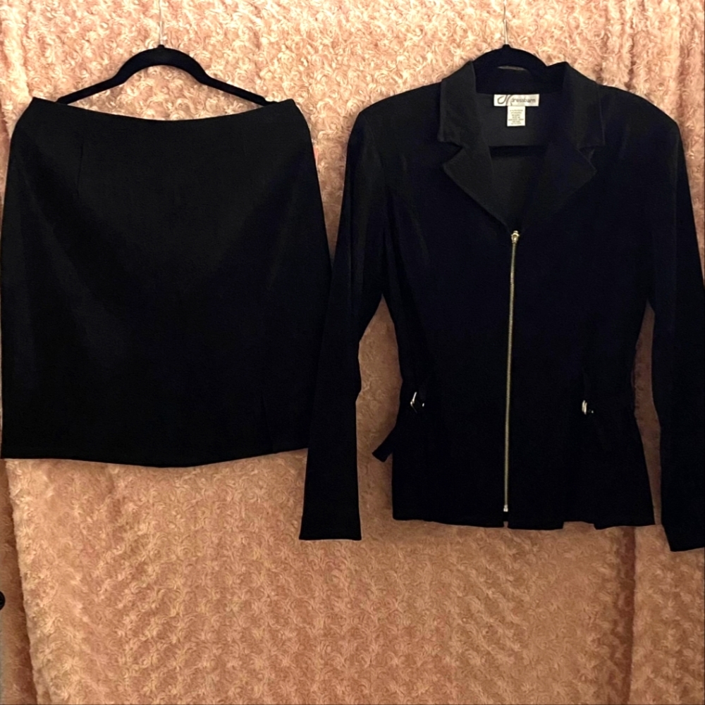 Black Jacket & Skirt